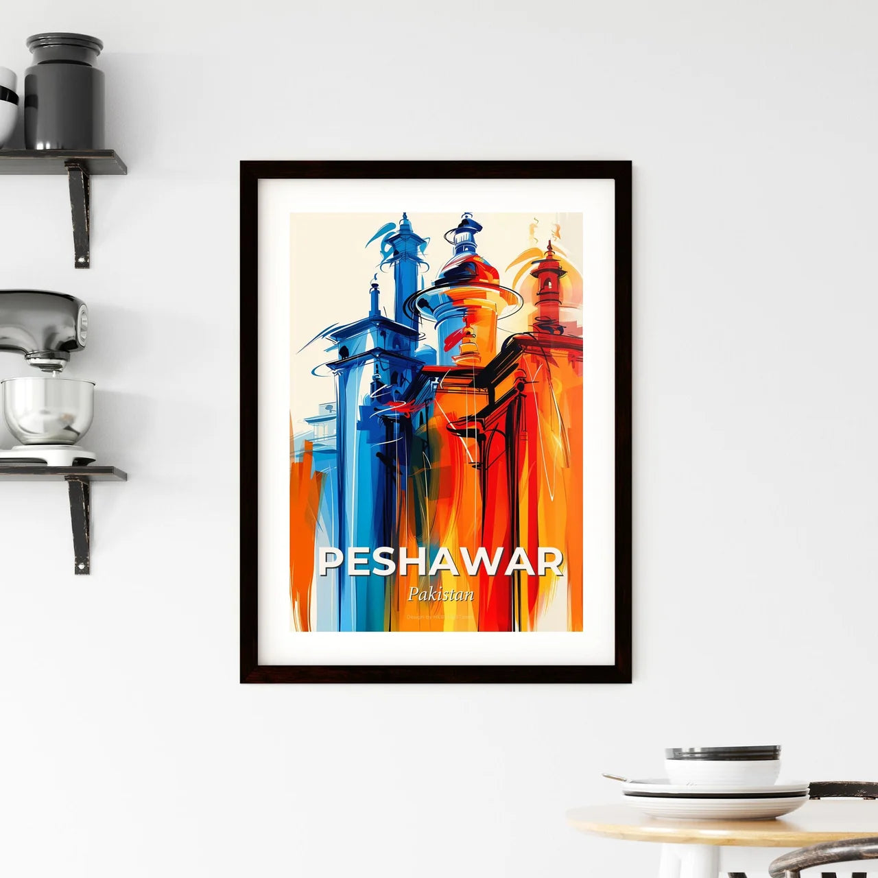 Vibrant Peshawar, Pakistan Framed Print