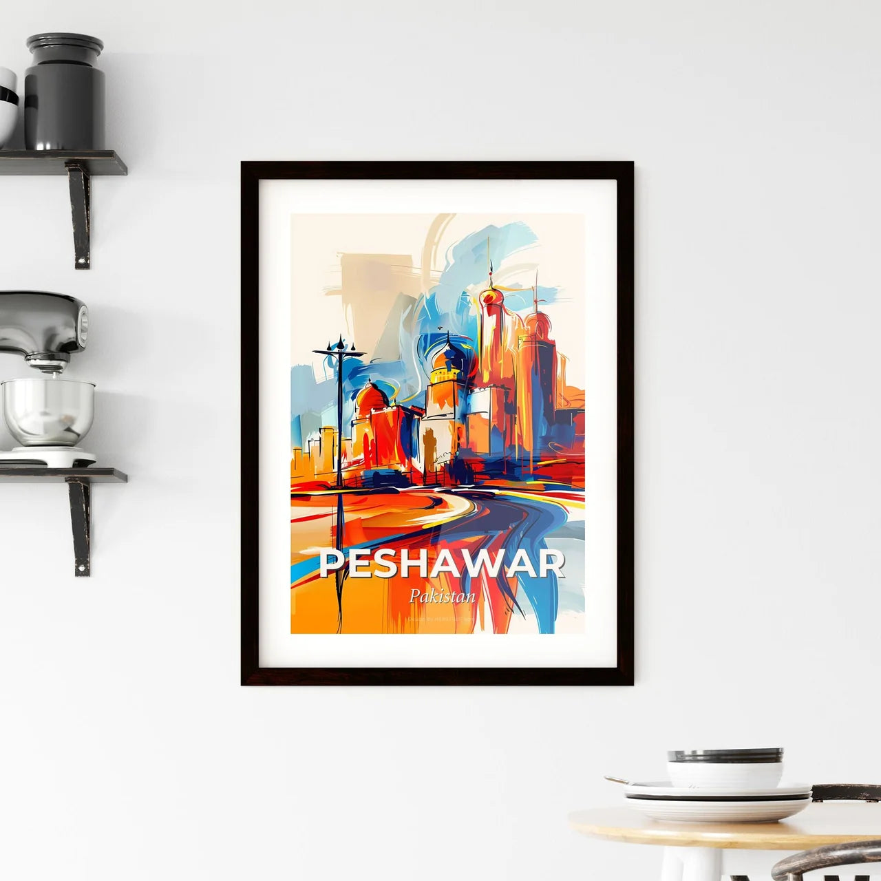 Vibrant Peshawar, Pakistan Framed Print