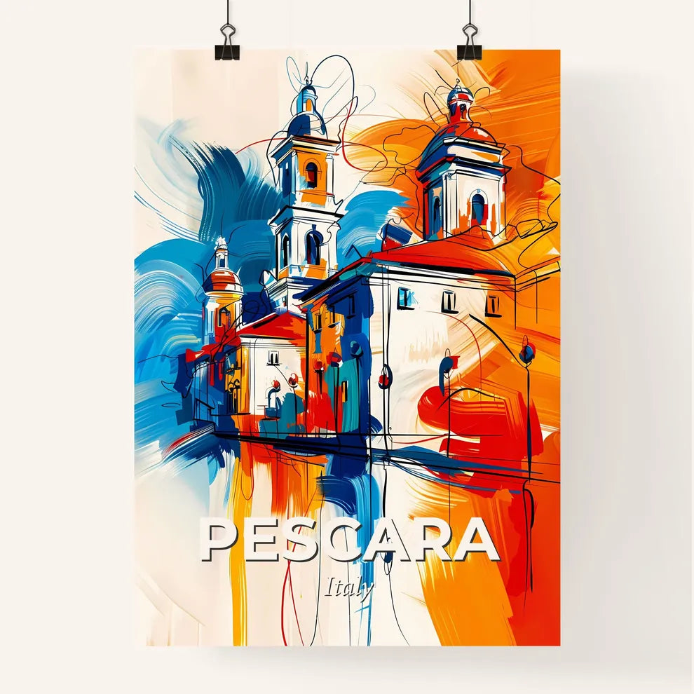 Vibrant Pescara, Italy Poster