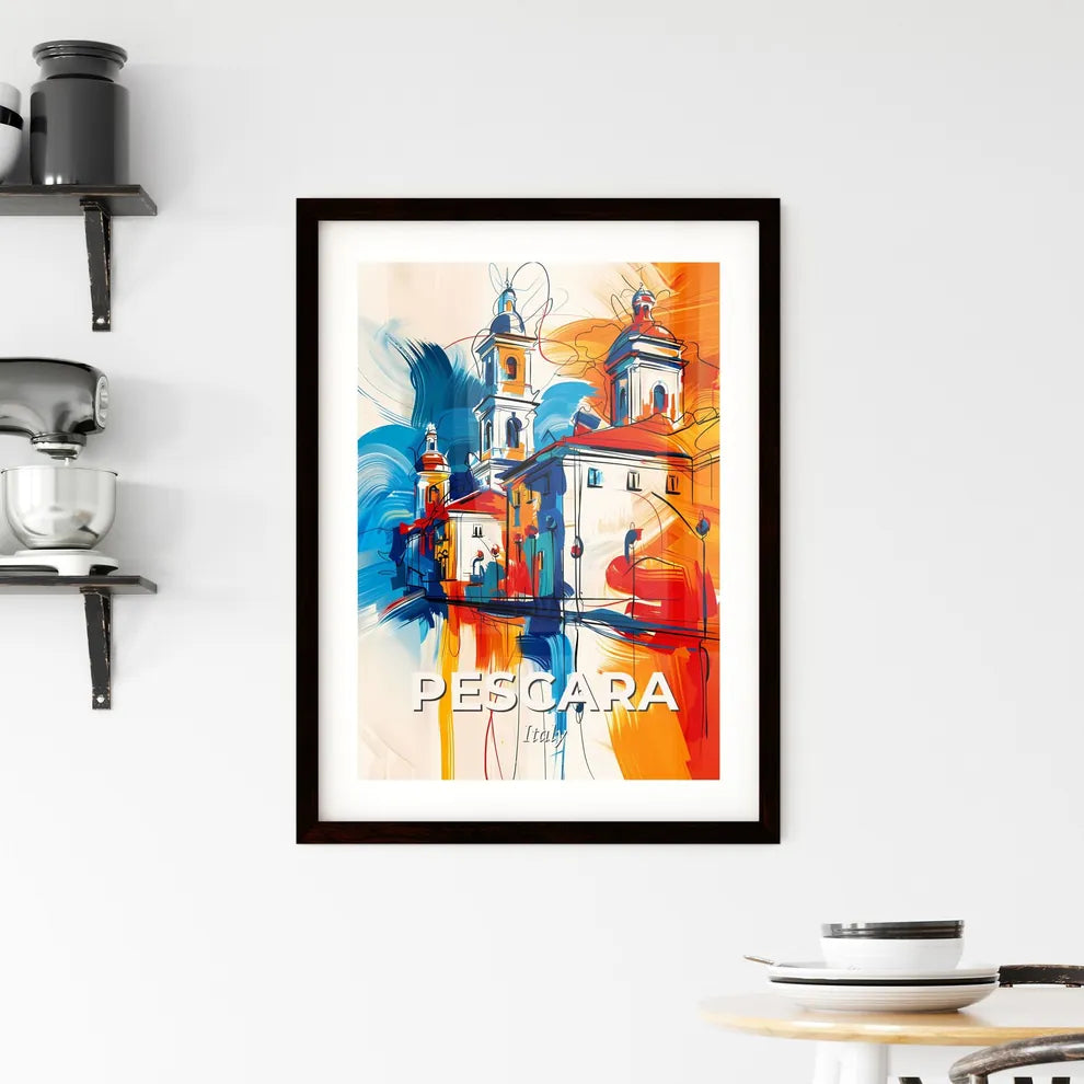 Vibrant Pescara, Italy Framed Print