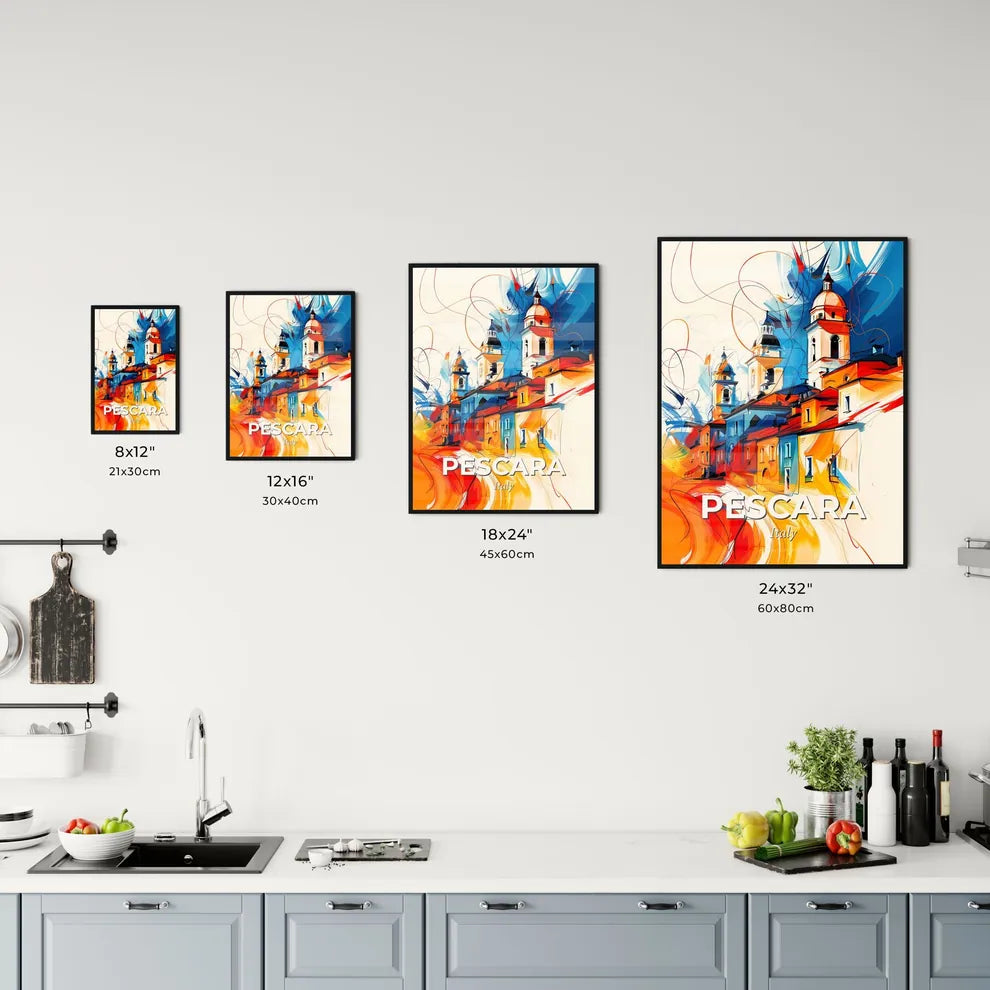 Vibrant Pescara, Italy Kitchen Art