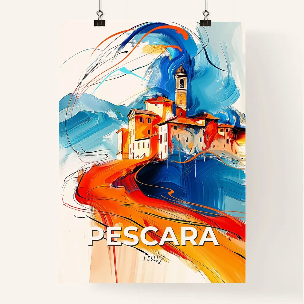 Vibrant Pescara, Italy Poster
