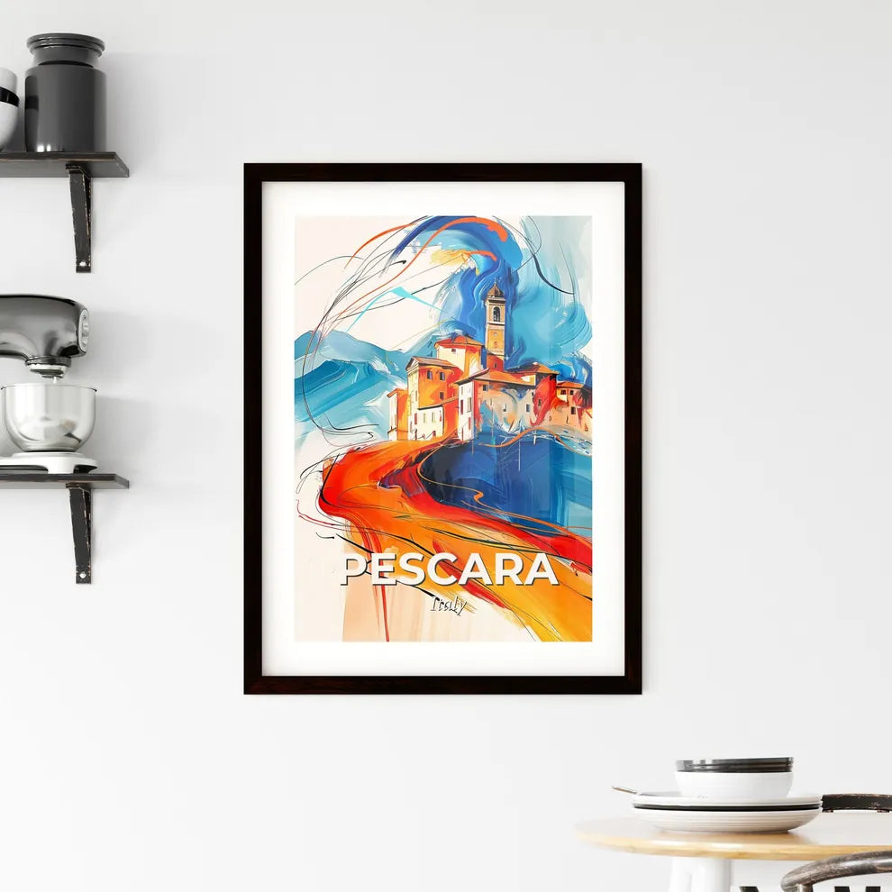 Vibrant Pescara, Italy Framed Print