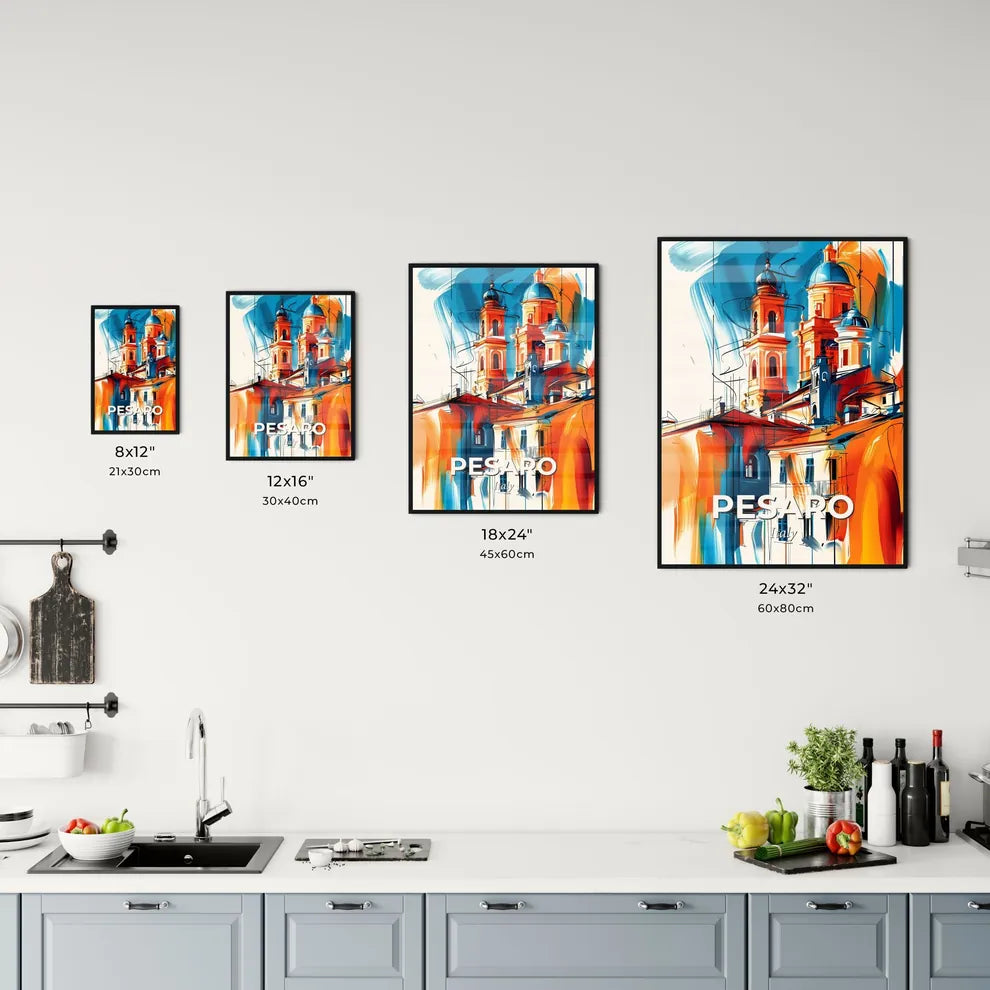 Vibrant Pesaro, Italy Kitchen Art