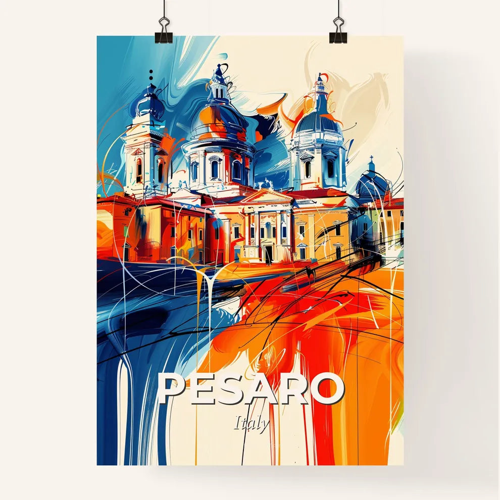 Vibrant Pesaro, Italy Poster