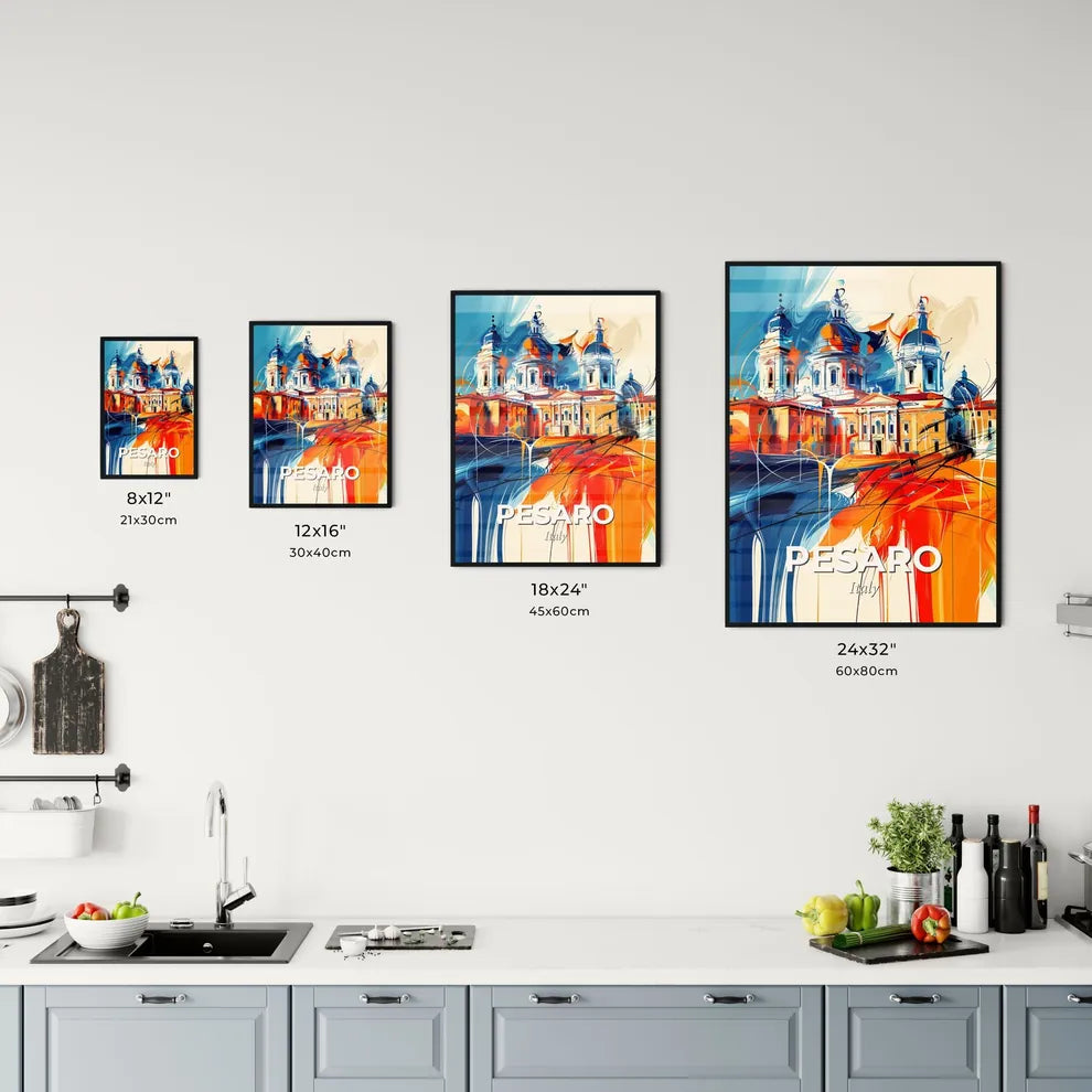 Vibrant Pesaro, Italy Kitchen Art