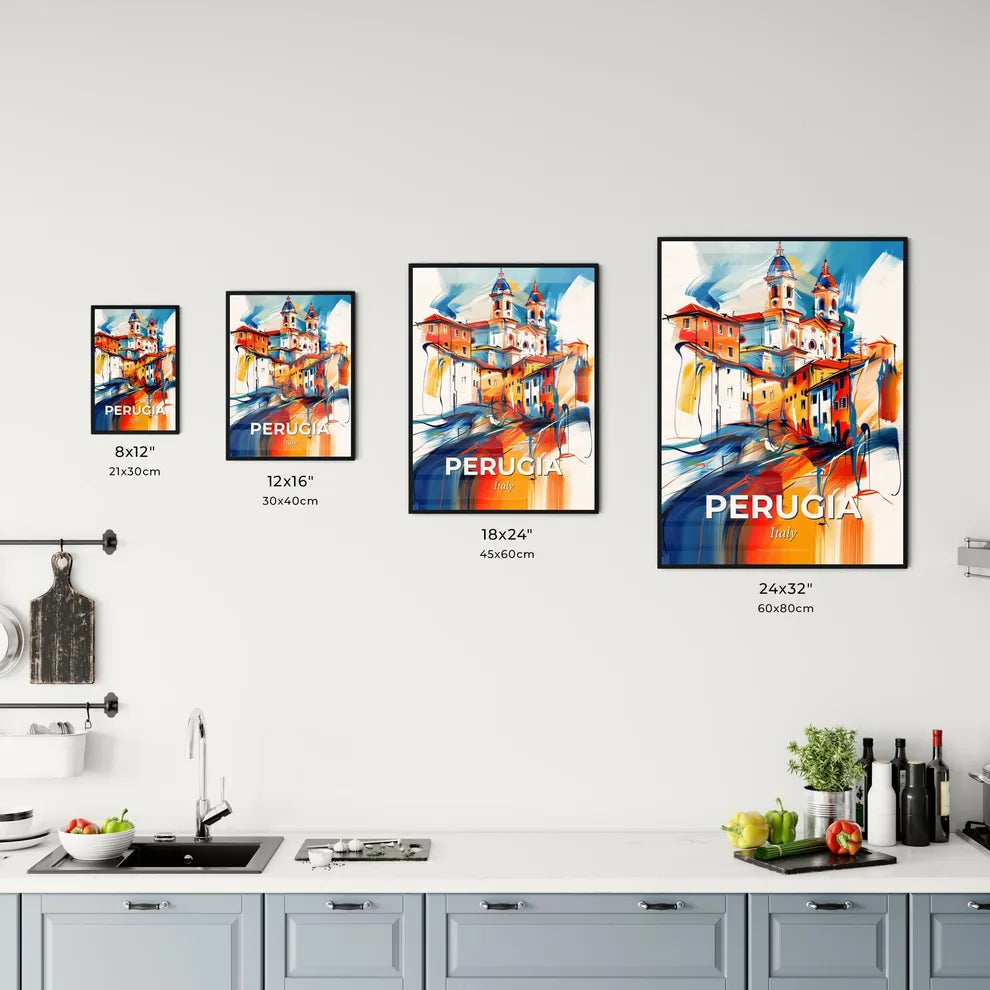 Vibrant Perugia, Italy Kitchen Art