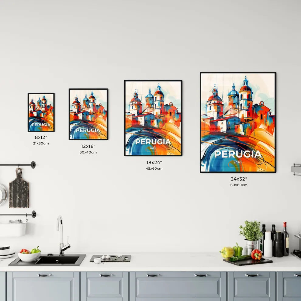 Vibrant Perugia, Italy Kitchen Art
