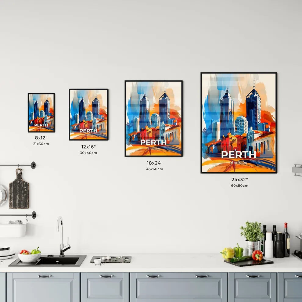 Vibrant Perth, Australia Kitchen Art