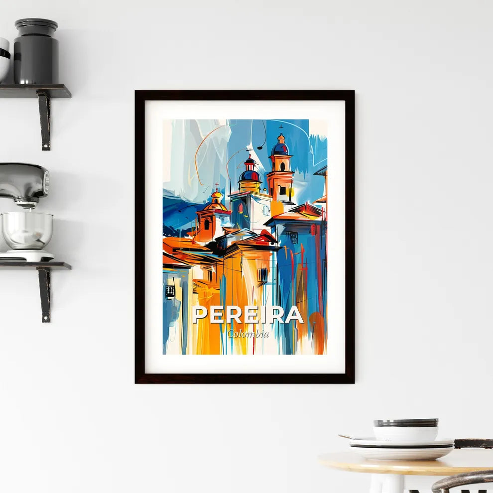 Vibrant Pereira, Colombia Framed Print