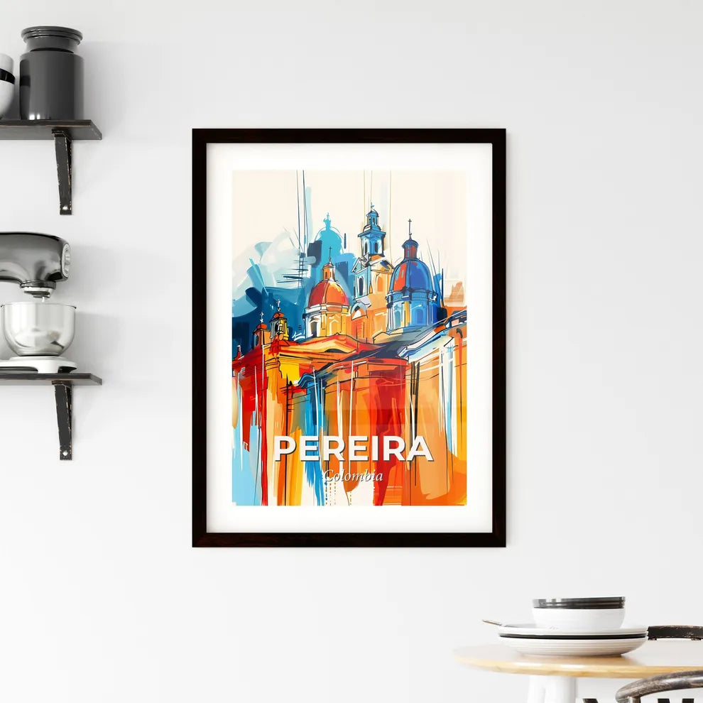 Vibrant Pereira, Colombia Framed Print