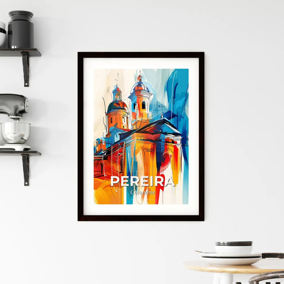 Vibrant Pereira, Colombia Framed Print