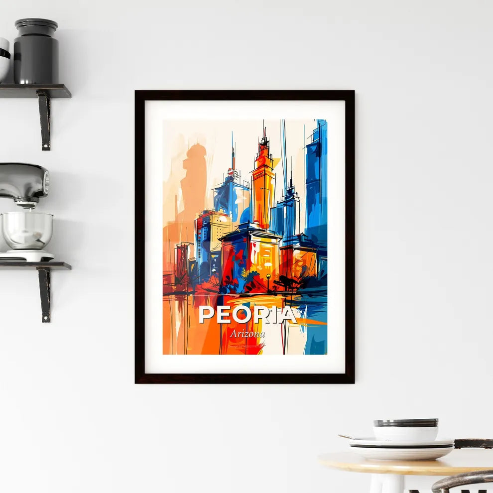 Vibrant Peoria, Arizona Framed Print