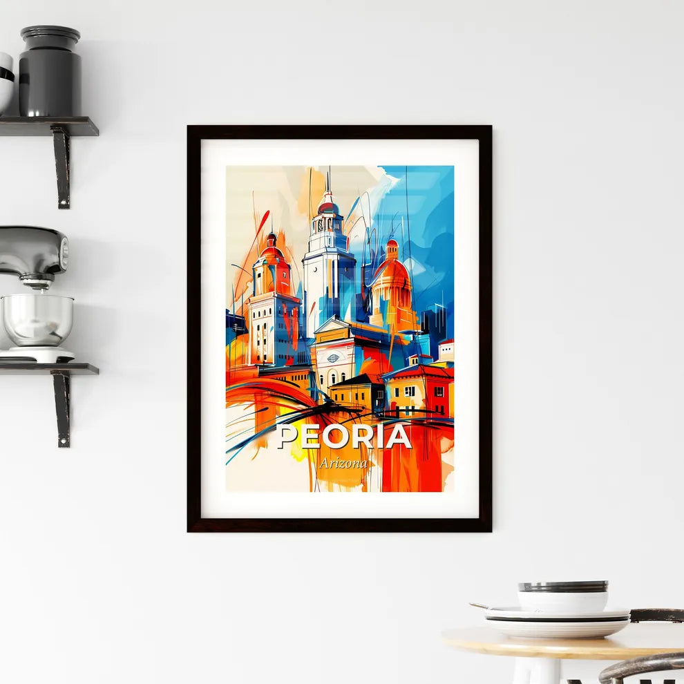Vibrant Peoria, Arizona Framed Print