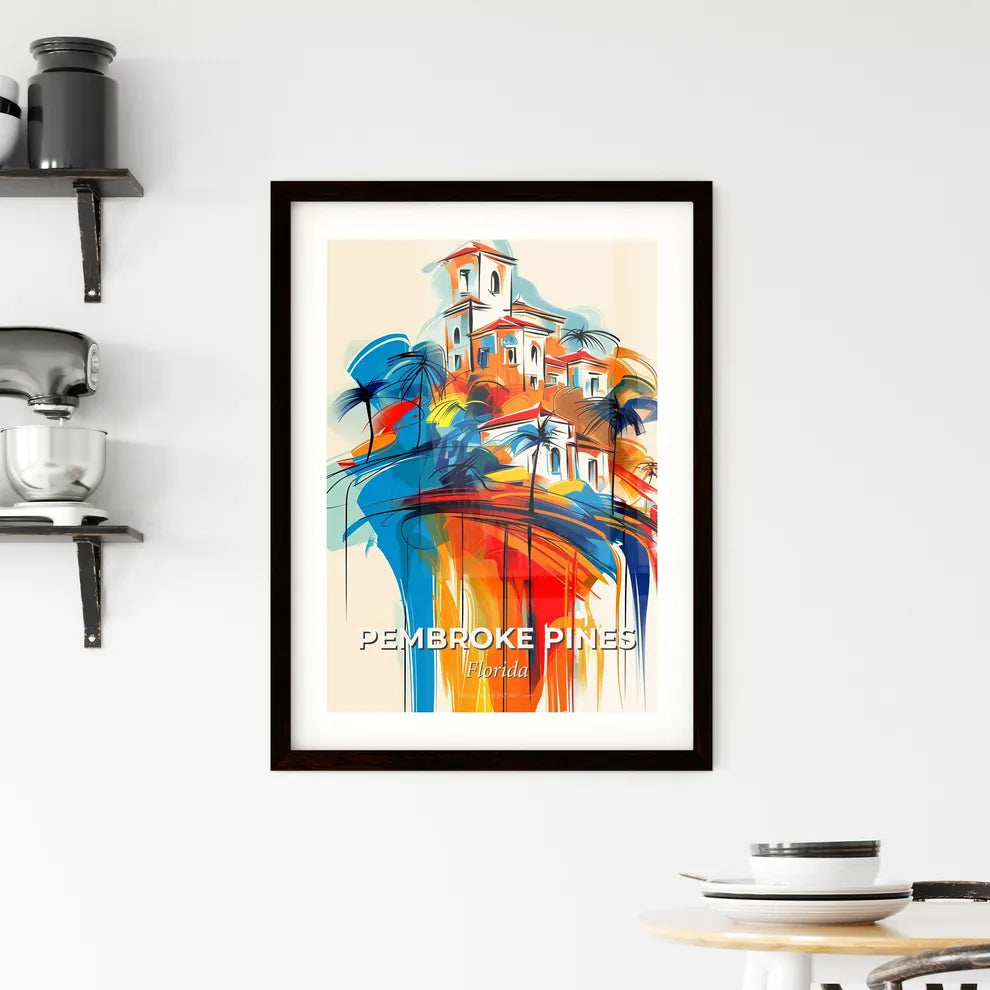 Vibrant Pembroke Pines, Florida Framed Print