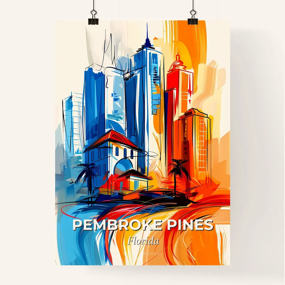 Vibrant Pembroke Pines, Florida Poster