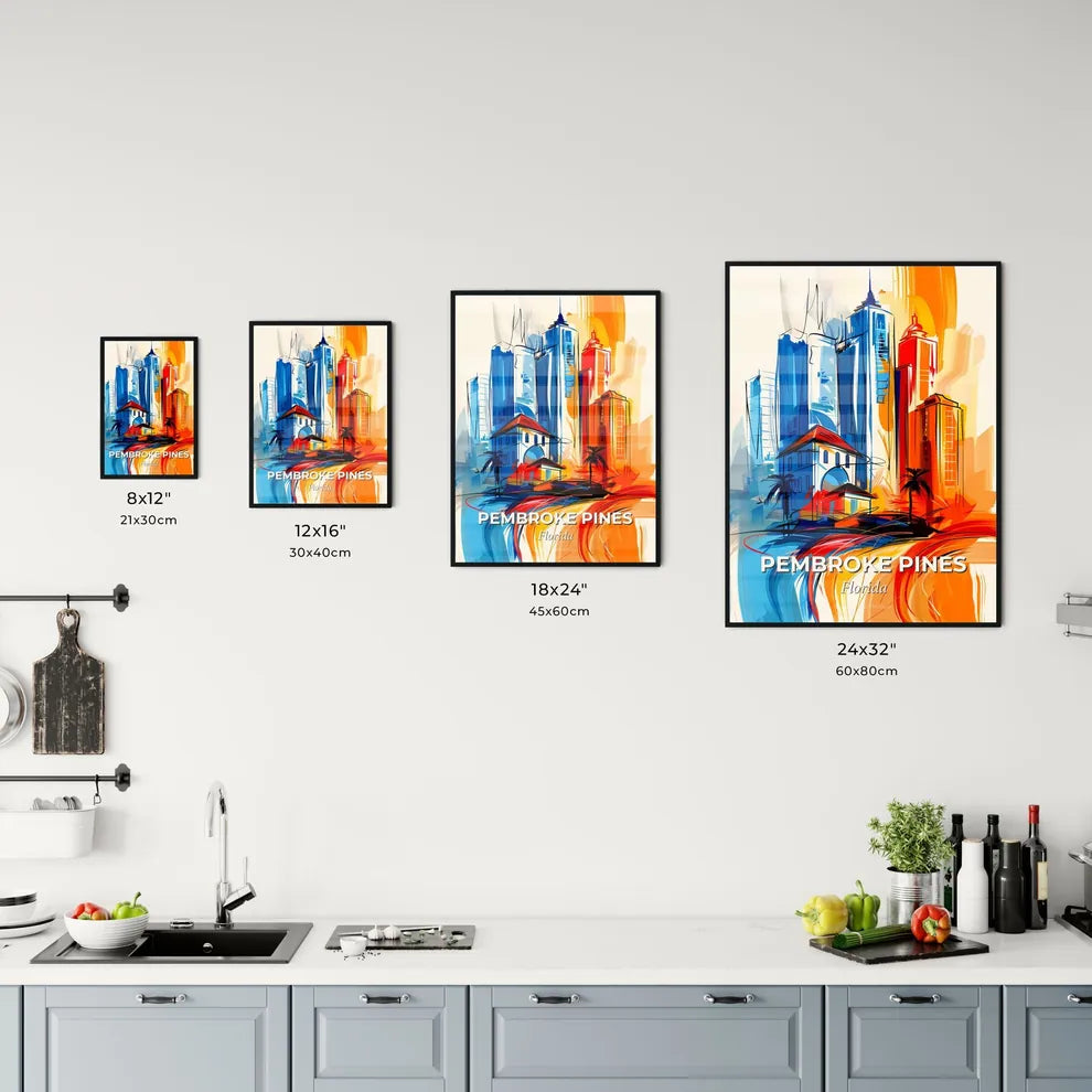 Vibrant Pembroke Pines, Florida Kitchen Art