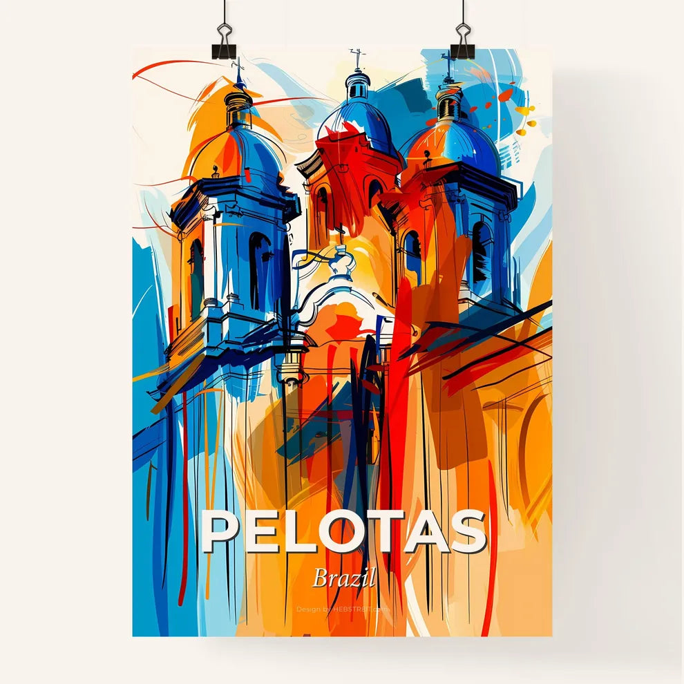 Vibrant Pelotas, Brazil Poster