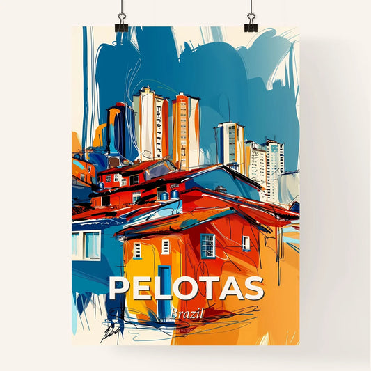 Vibrant Pelotas, Brazil Poster