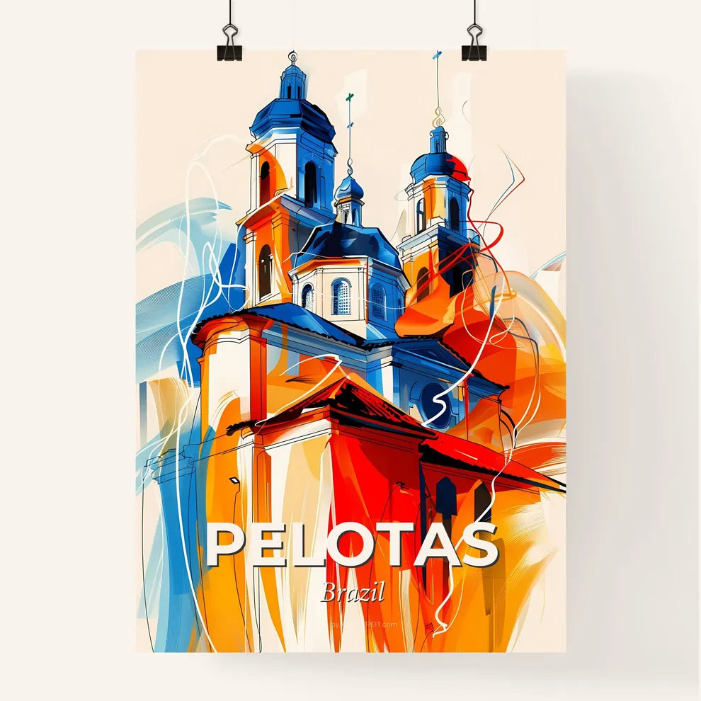 Vibrant Pelotas, Brazil Poster