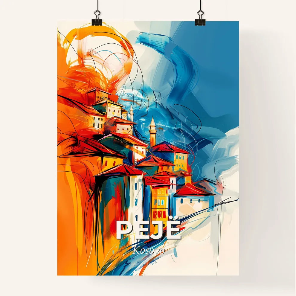 Vibrant Pejë, Kosovo Poster
