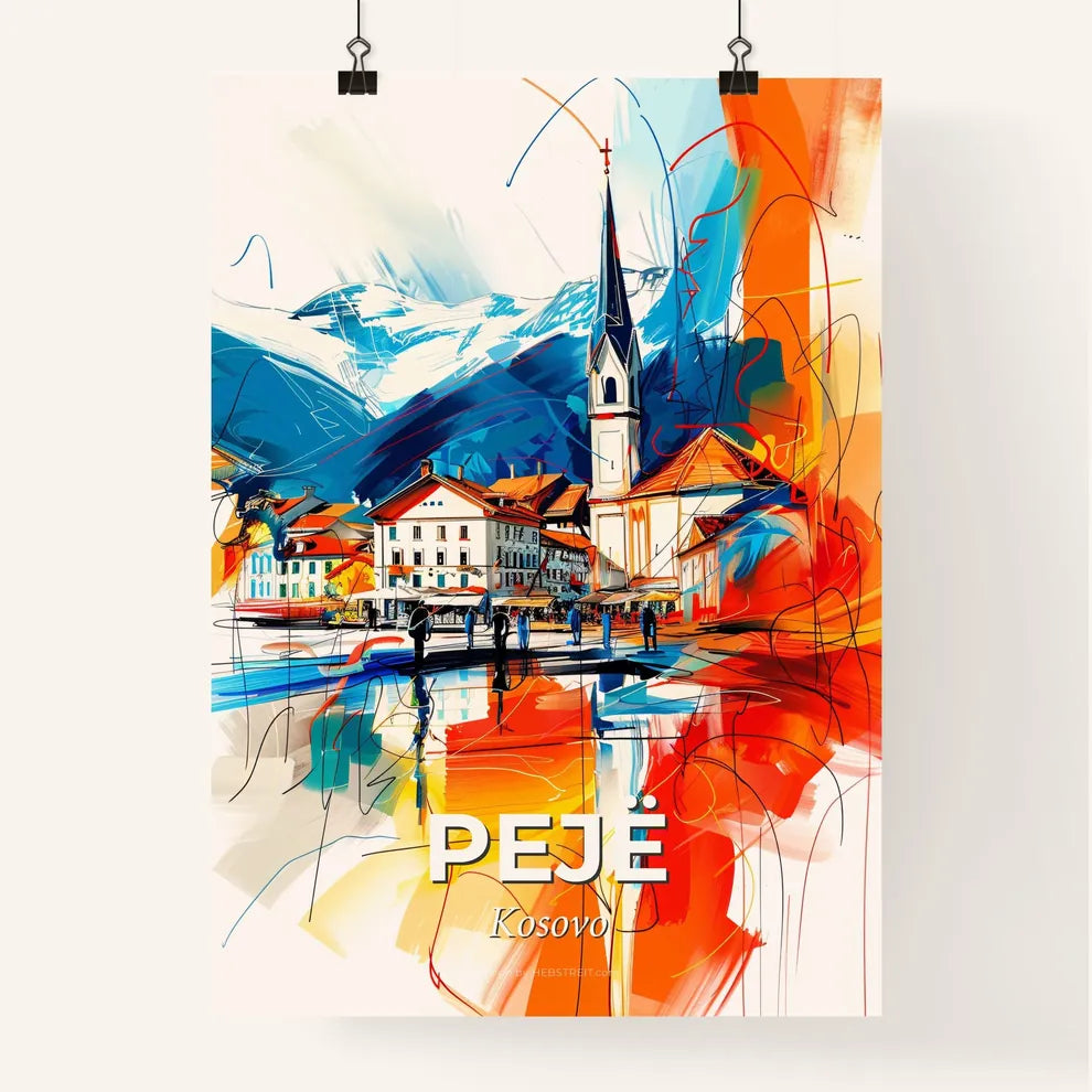Vibrant Pejë, Kosovo Poster