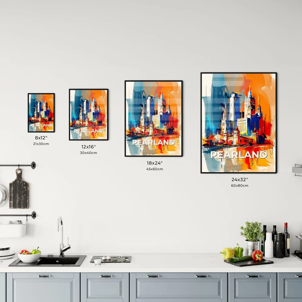 Vibrant Pearland, Texas Kitchen Art