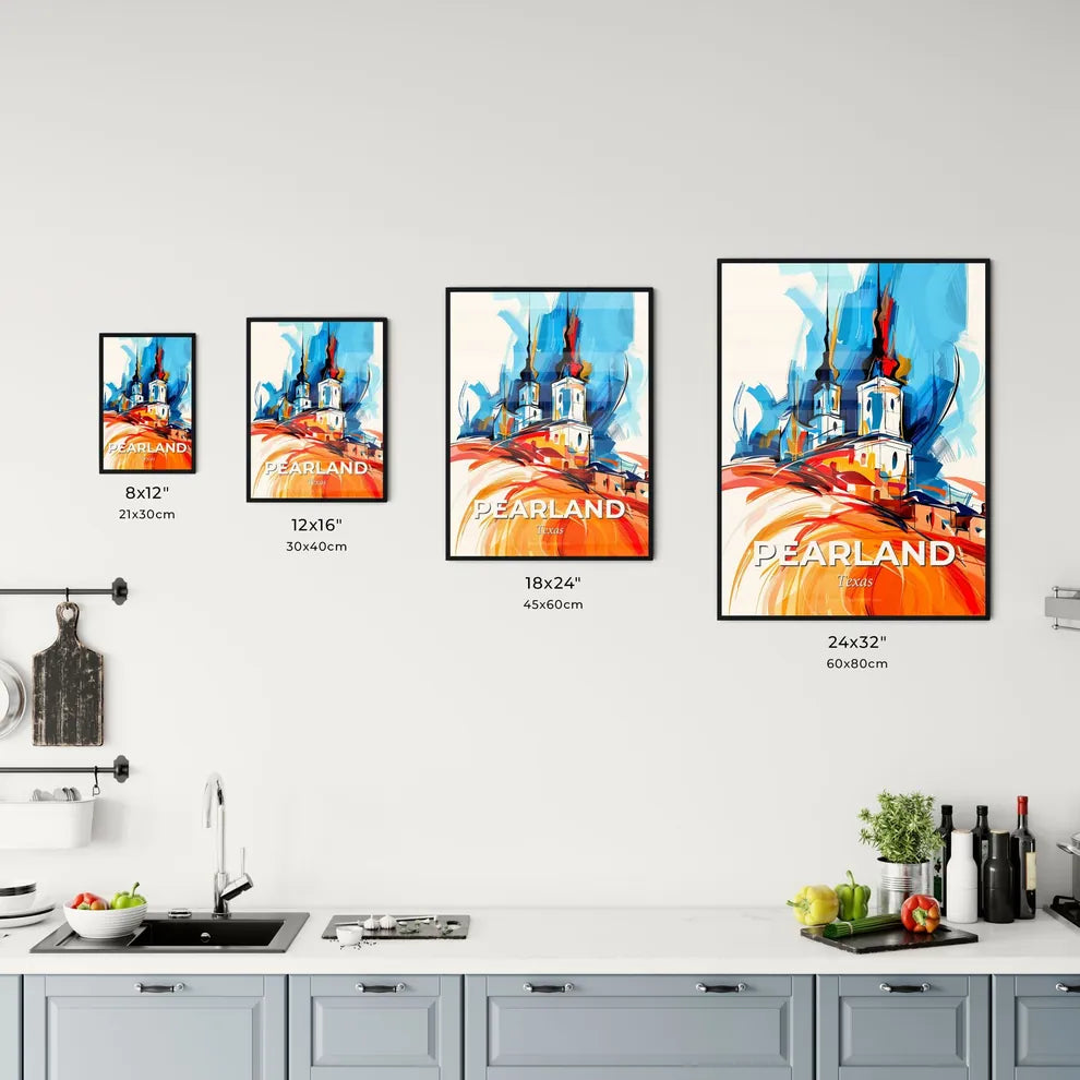 Vibrant Pearland, Texas Kitchen Art