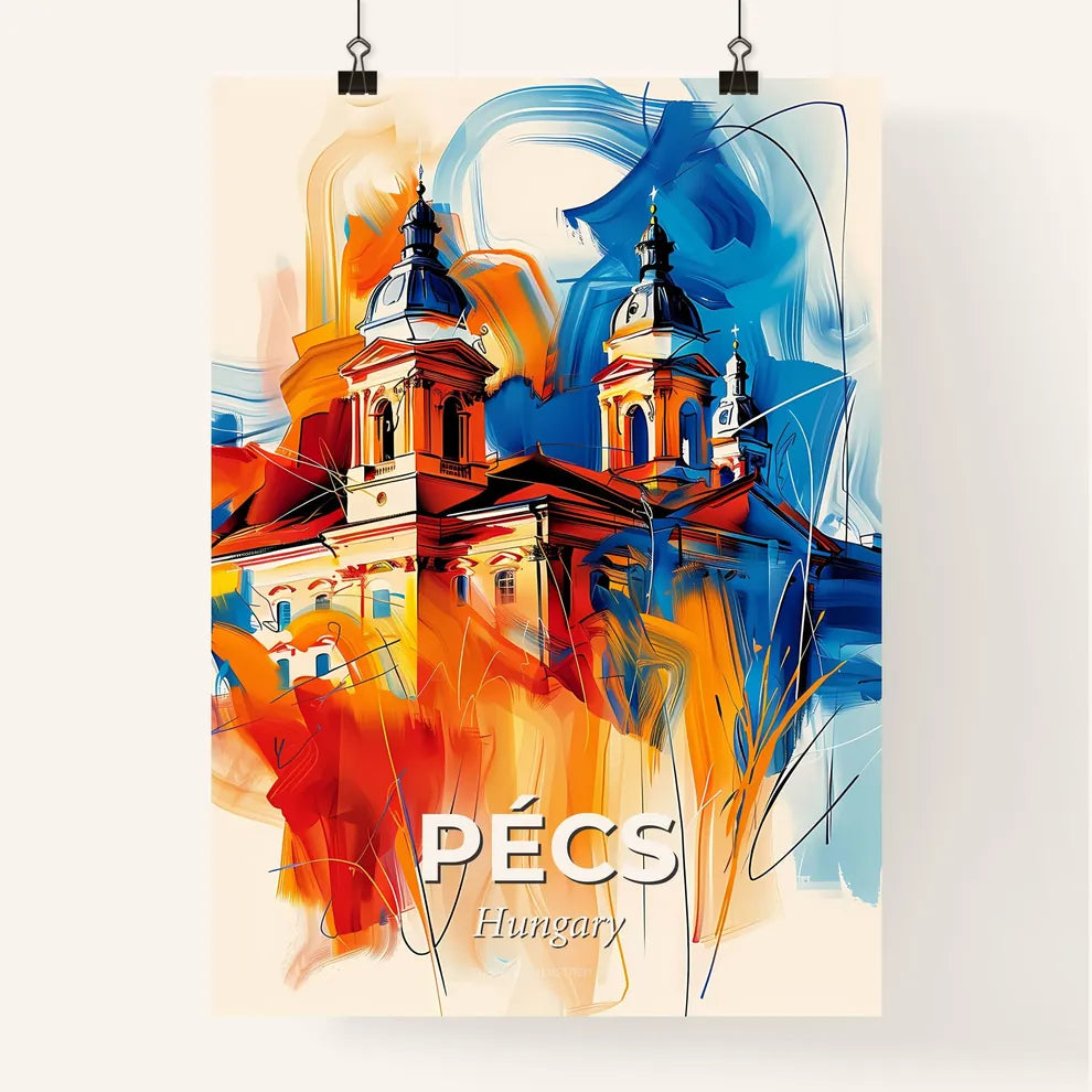 Vibrant Pécs, Hungary Poster