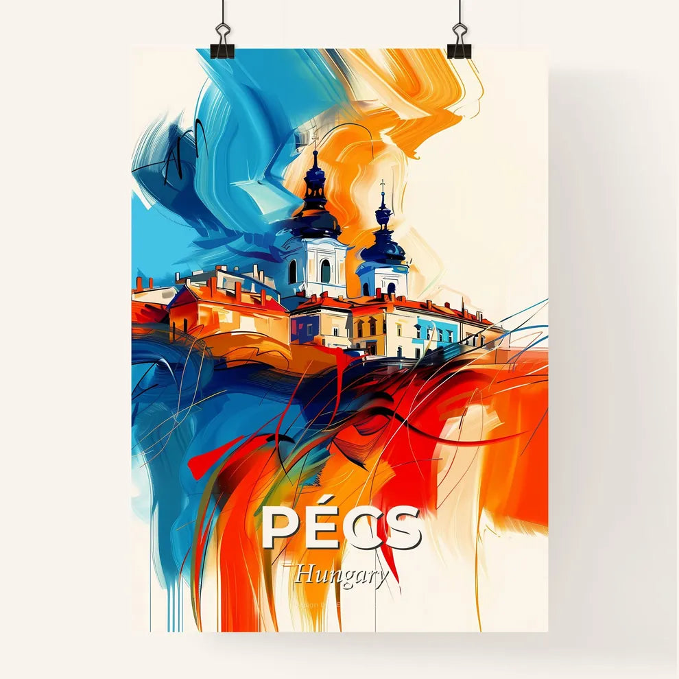 Vibrant Pécs, Hungary Poster