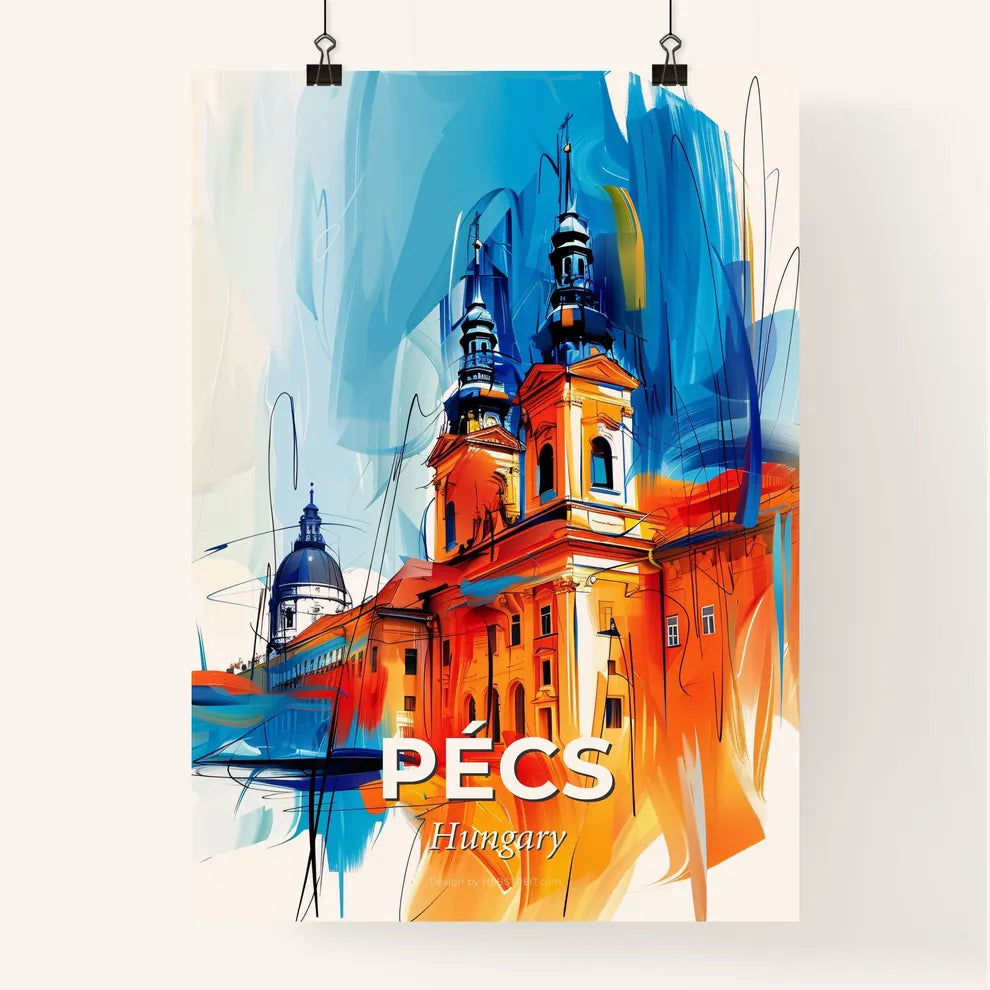 Vibrant Pécs, Hungary Poster