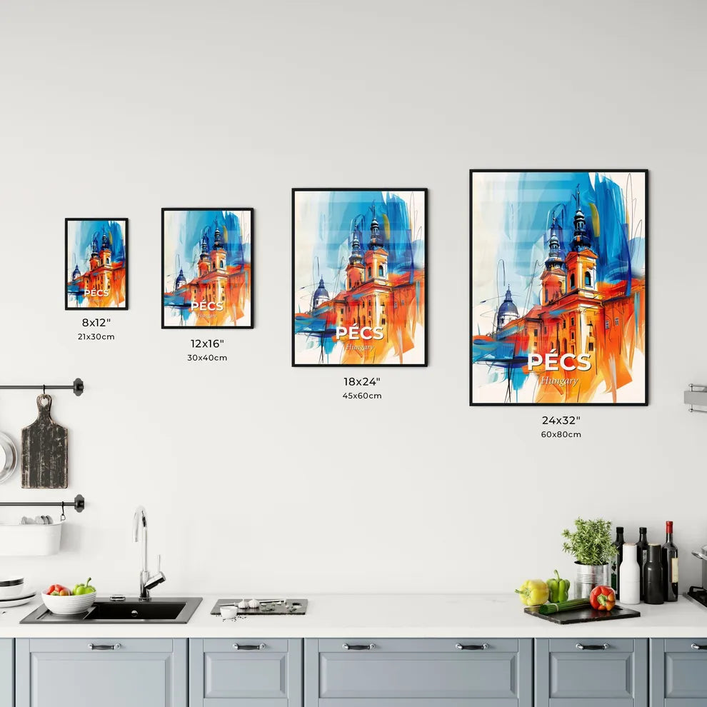 Vibrant Pécs, Hungary Kitchen Art