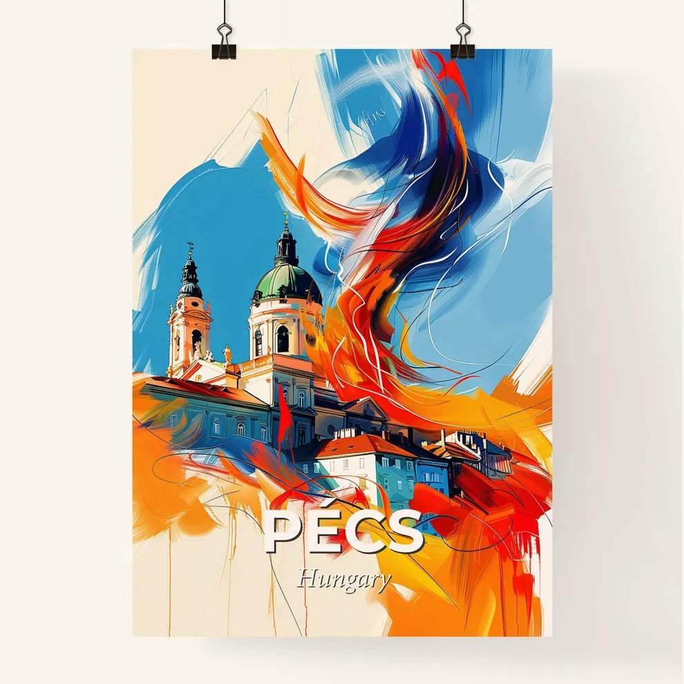 Vibrant Pécs, Hungary Poster
