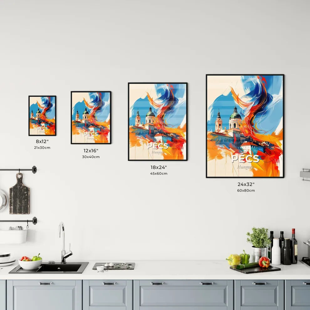 Vibrant Pécs, Hungary Kitchen Art