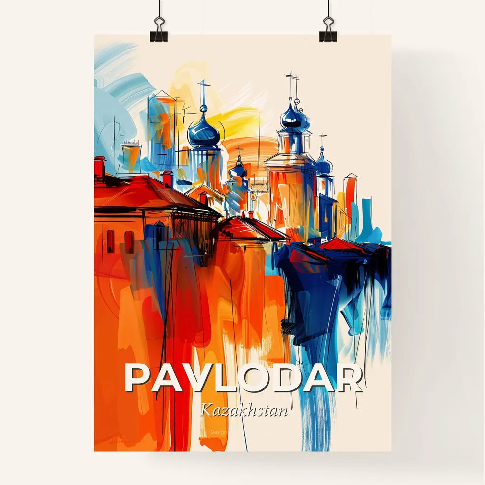 Vibrant Pavlodar, Kazakhstan Poster