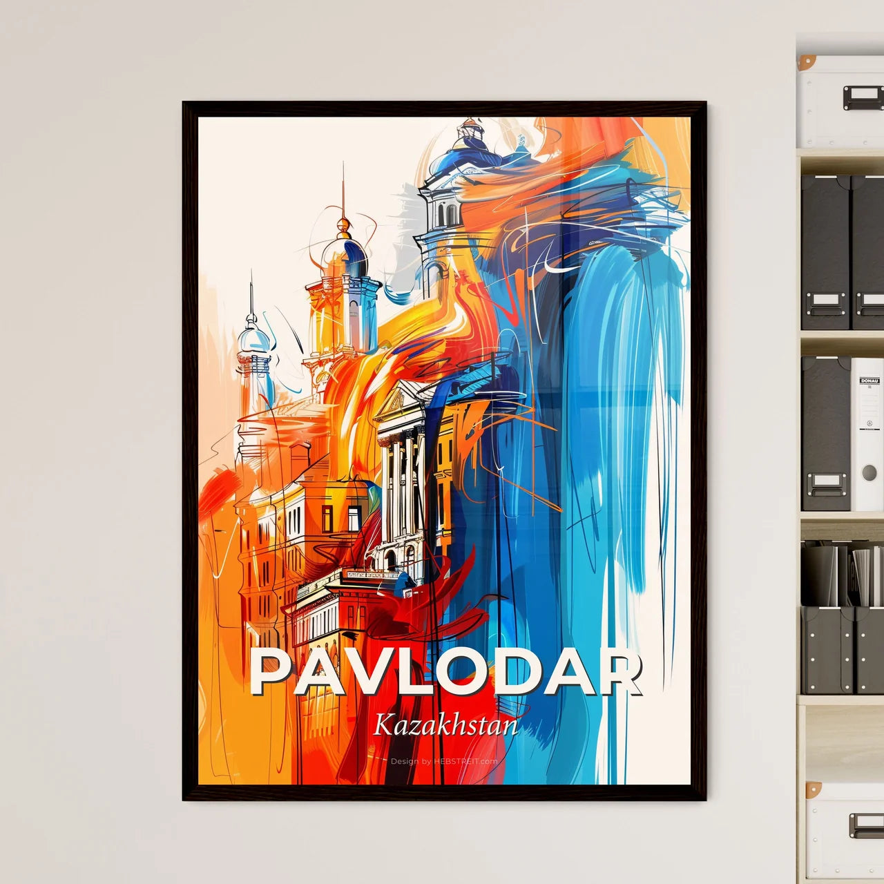 Vibrant Pavlodar, Kazakhstan Art Print