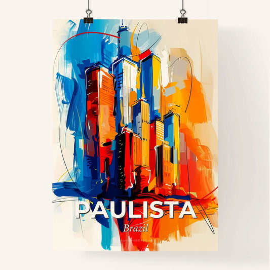 Vibrant Paulista, Brazil Poster
