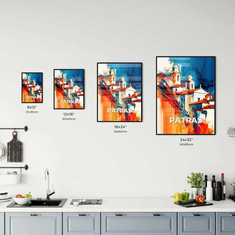 Vibrant Patras, Greece Kitchen Art
