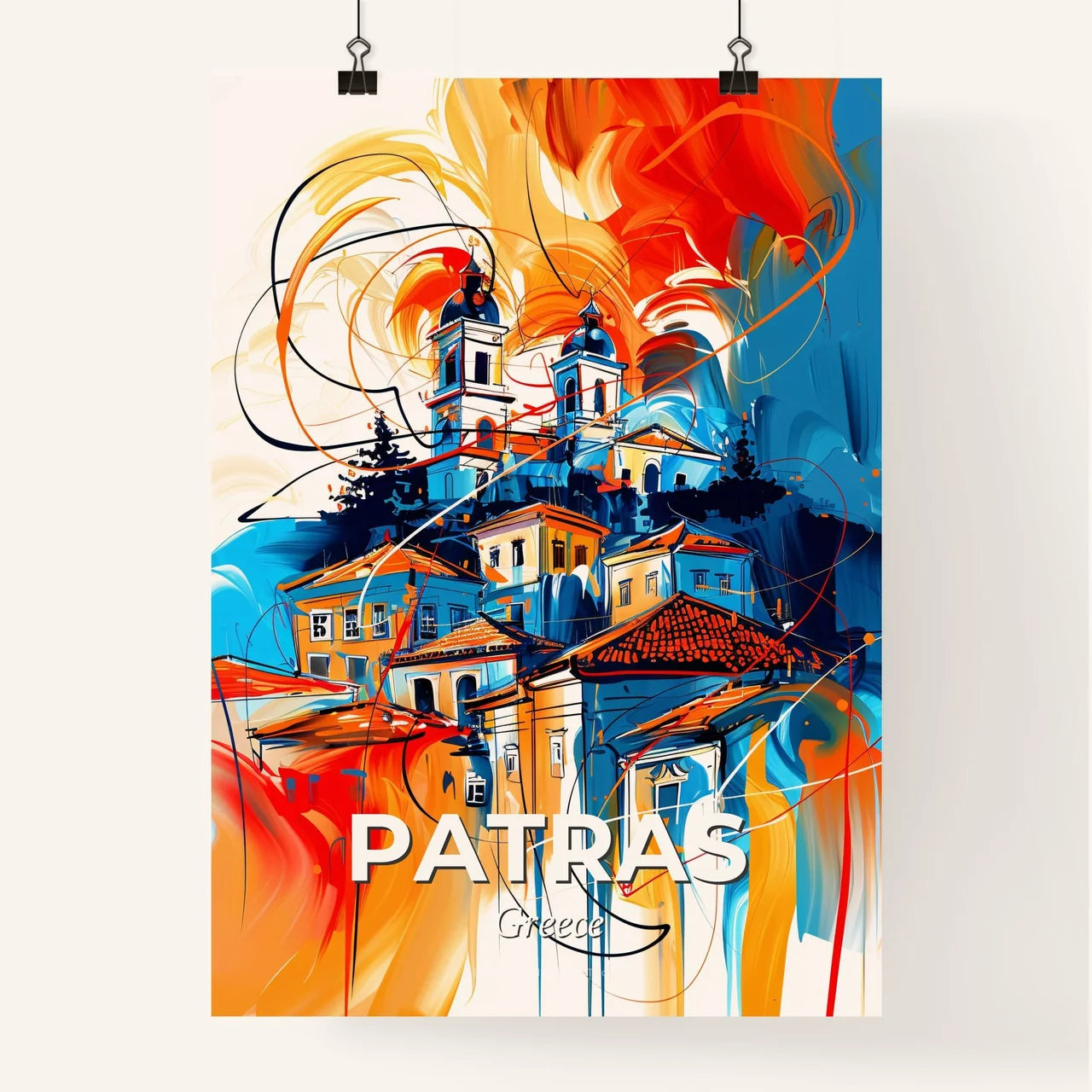 Vibrant Patras, Greece Poster