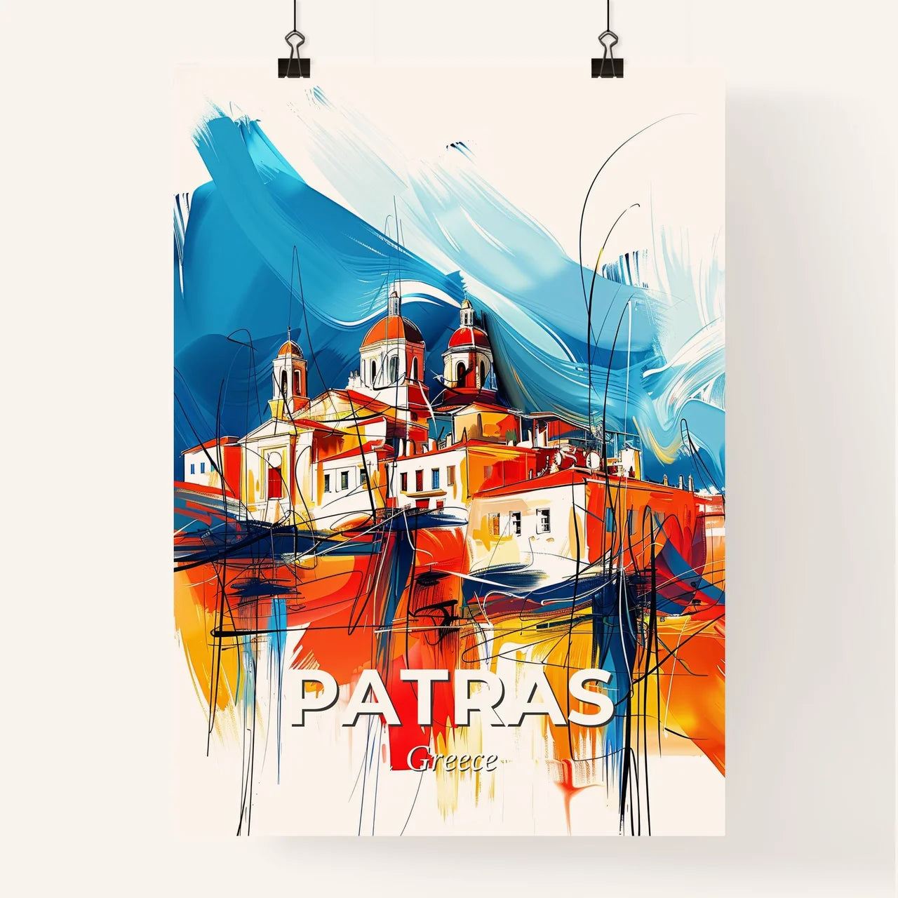 Vibrant Patras, Greece Poster