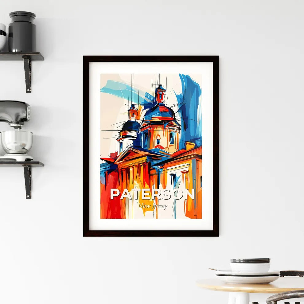Vibrant Paterson, New Jersey Framed Print