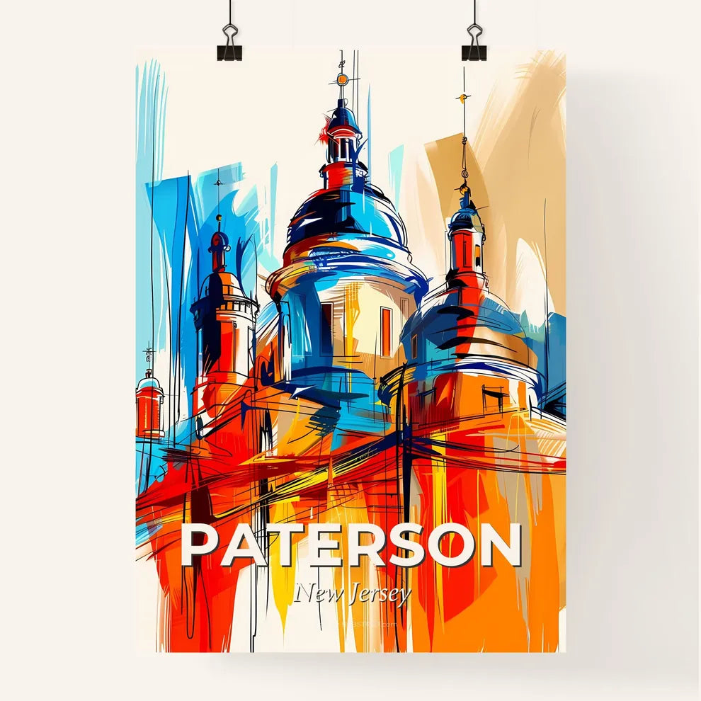 Vibrant Paterson, New Jersey Poster