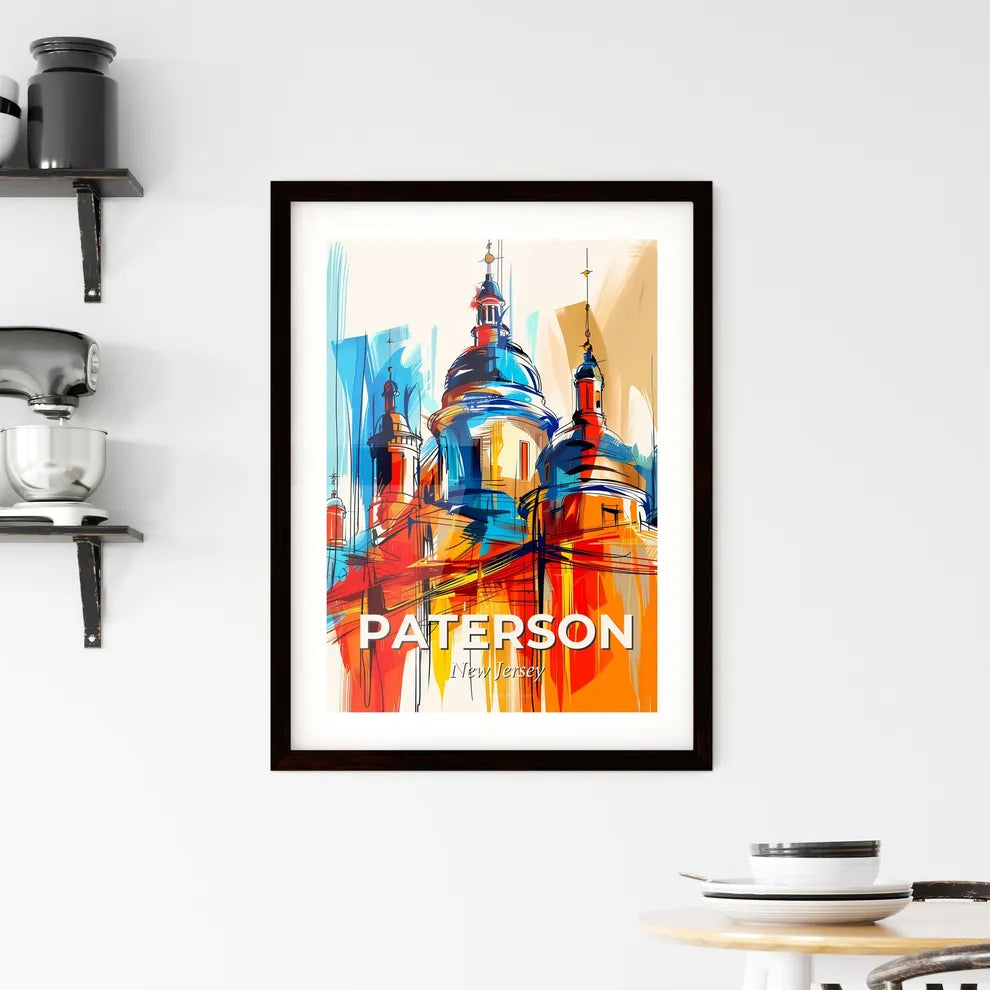 Vibrant Paterson, New Jersey Framed Print