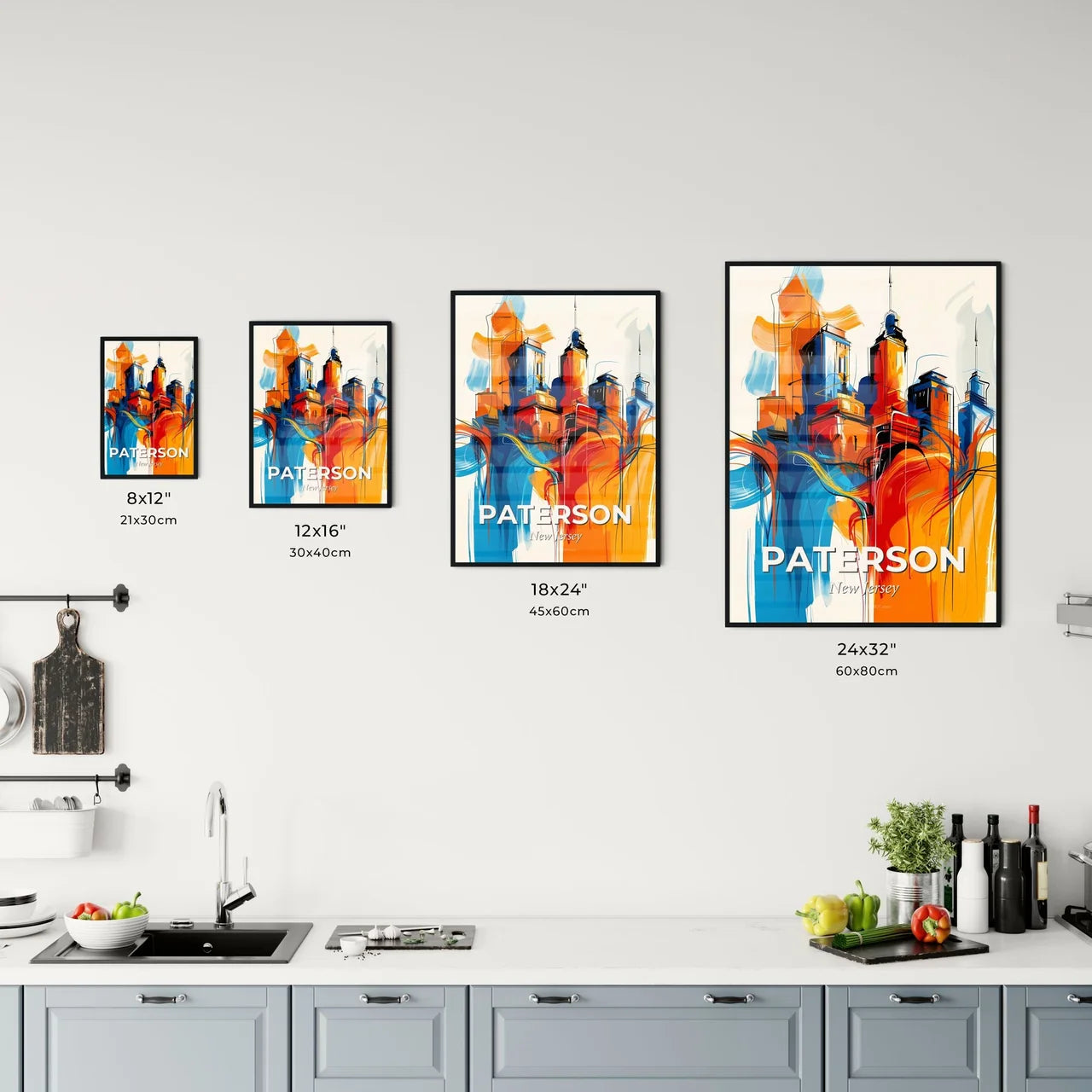 Vibrant Paterson, New Jersey Kitchen Art