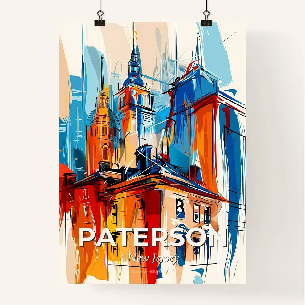 Vibrant Paterson, New Jersey Poster