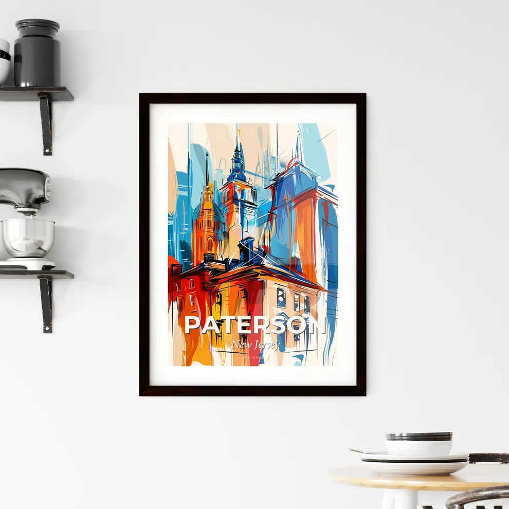 Vibrant Paterson, New Jersey Framed Print