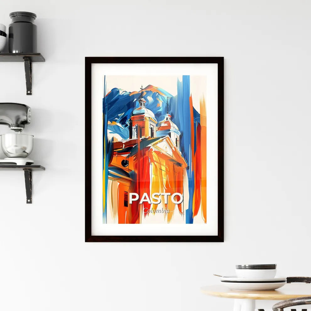 Vibrant Pasto, Colombia Framed Print