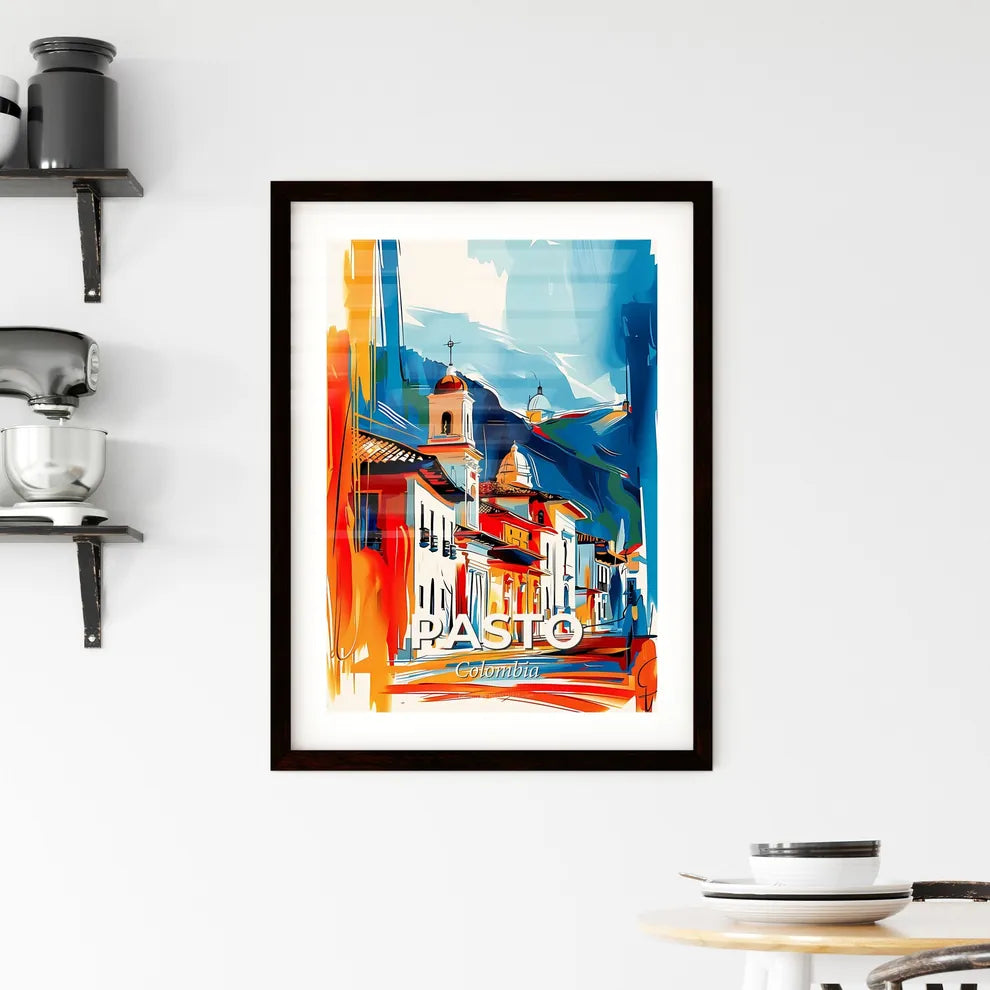 Vibrant Pasto, Colombia Framed Print
