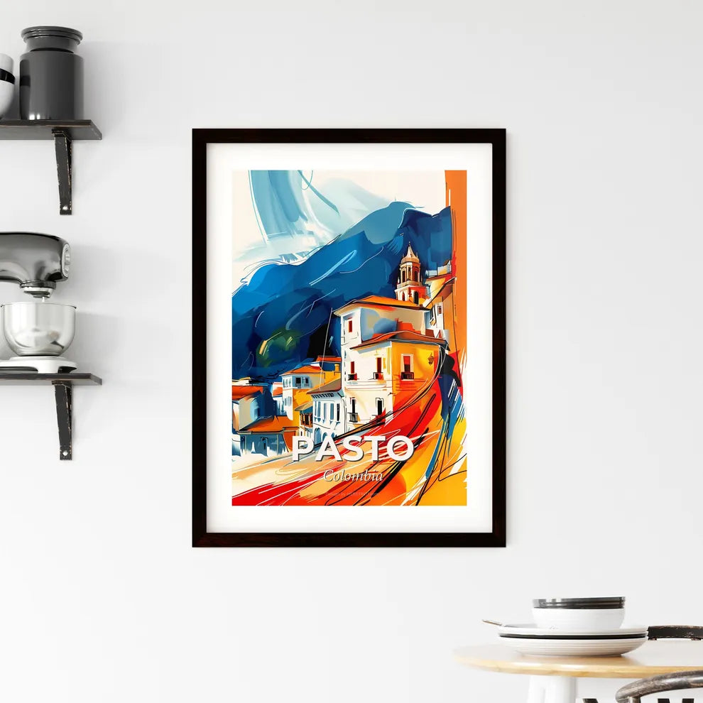 Vibrant Pasto, Colombia Framed Print