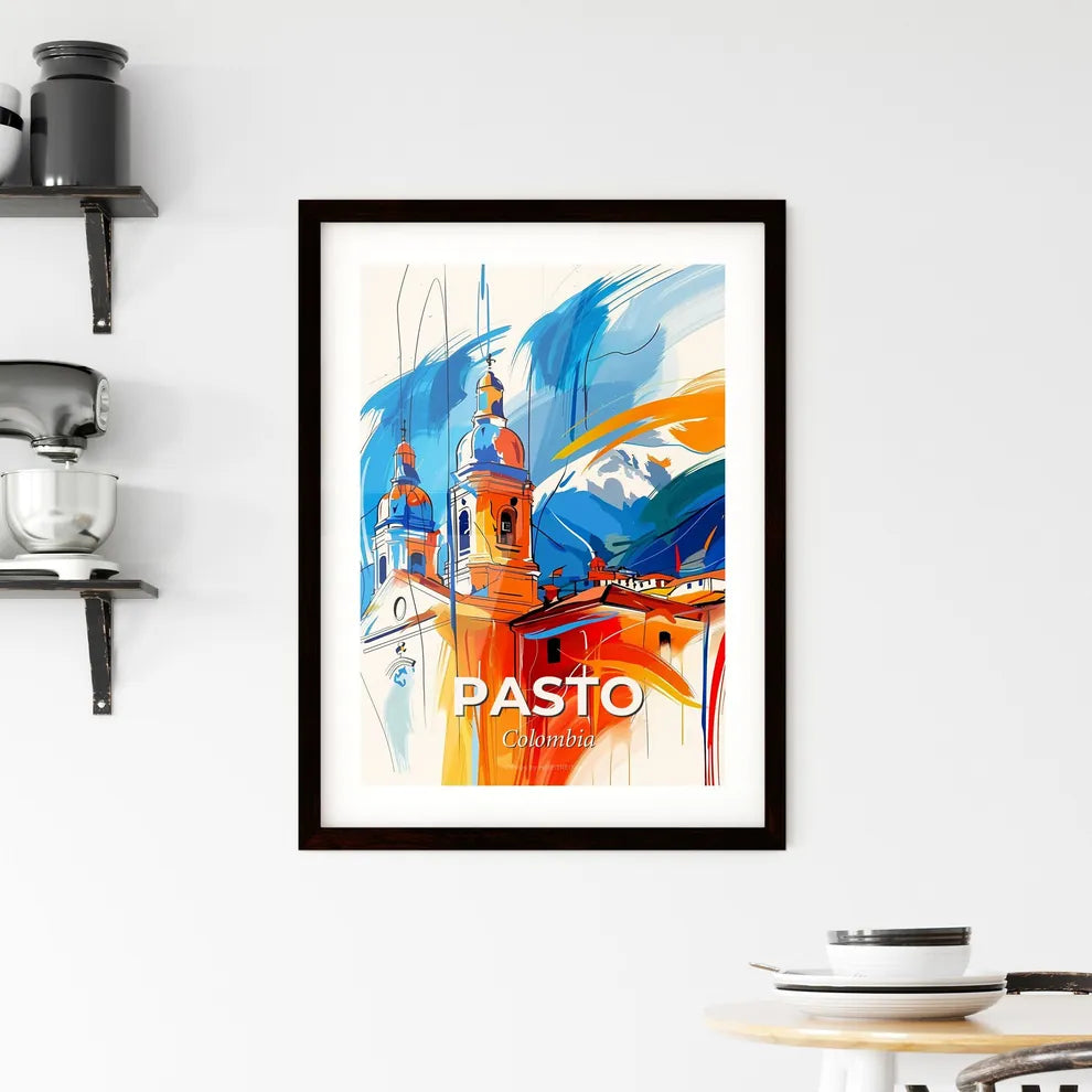 Vibrant Pasto, Colombia Framed Print